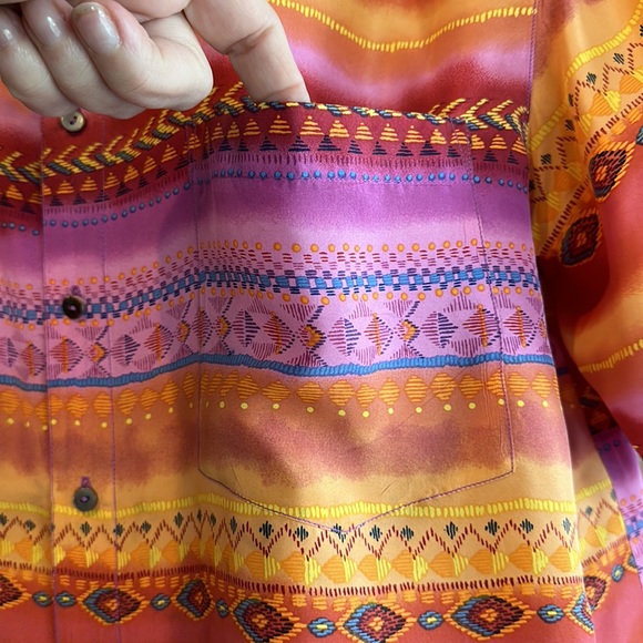 Silk Club Striped camp shirt - Picture 4 of 9